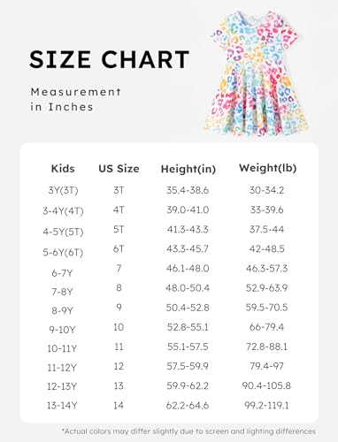 PATPAT Girls Short Sleeve Dresses Skater Twirly Stretch A-line Toddler Casual Swing Dress, Nonpareil Pink, 2 Years