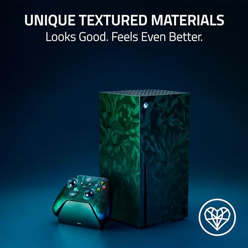 Razer Vinyl Console Skin: PlayStation 5 / PS5 (Disc) - Full Wrap - Premium 3M Cast Vinyl - Scratch Resistant - Unique Designs & Finishes - Easy Application - Black Camo