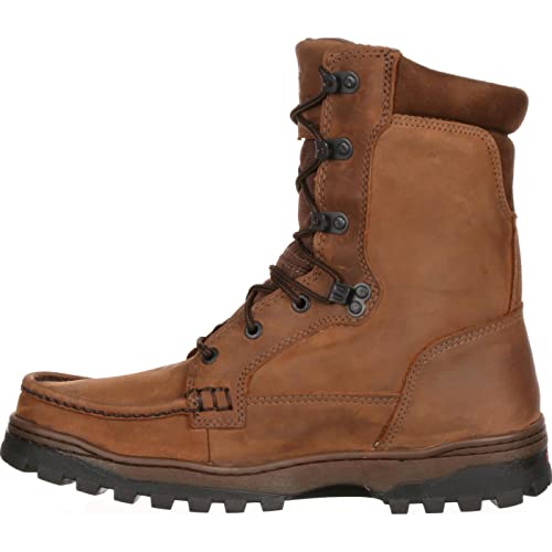 ROCKY Outback Gore-Tex Waterproof Boot, Light Brown, Size 11(ME)