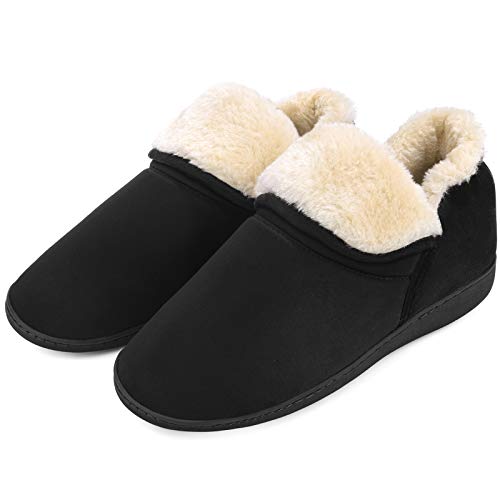 VONMAY House Slippers for Women Cozy Plush Fleece Bootie Memory Foam House Shoes Boots with Nonslip Sole