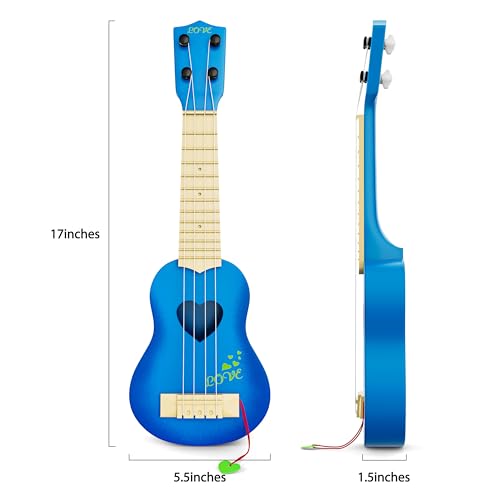Kids Toy Classical Ukulele Guitar Musical Instrument, Blue
