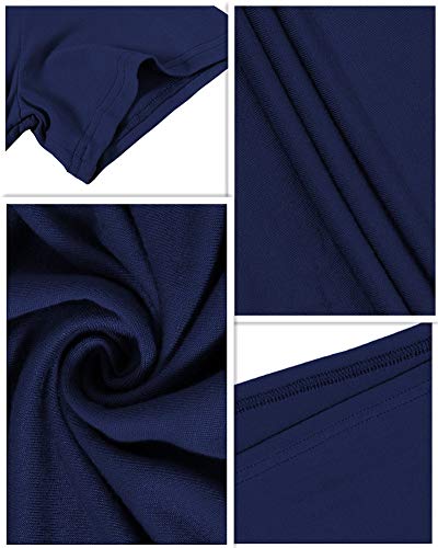 CATHY Fall Women Long Sleeve Casual Tunic Tops Loose Fit Dressy to Wear with Leggings Winter Elastic Shirts, XXL, Sun Flowers+Black