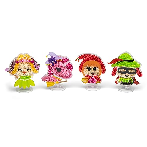 Rainbow Loom: Loomies Food Figurines - 4 Character Rubber Band Kit - Create 4 Food Themed Characters, DIY Craft Kit, Great for Parties, Kids Ages 7+