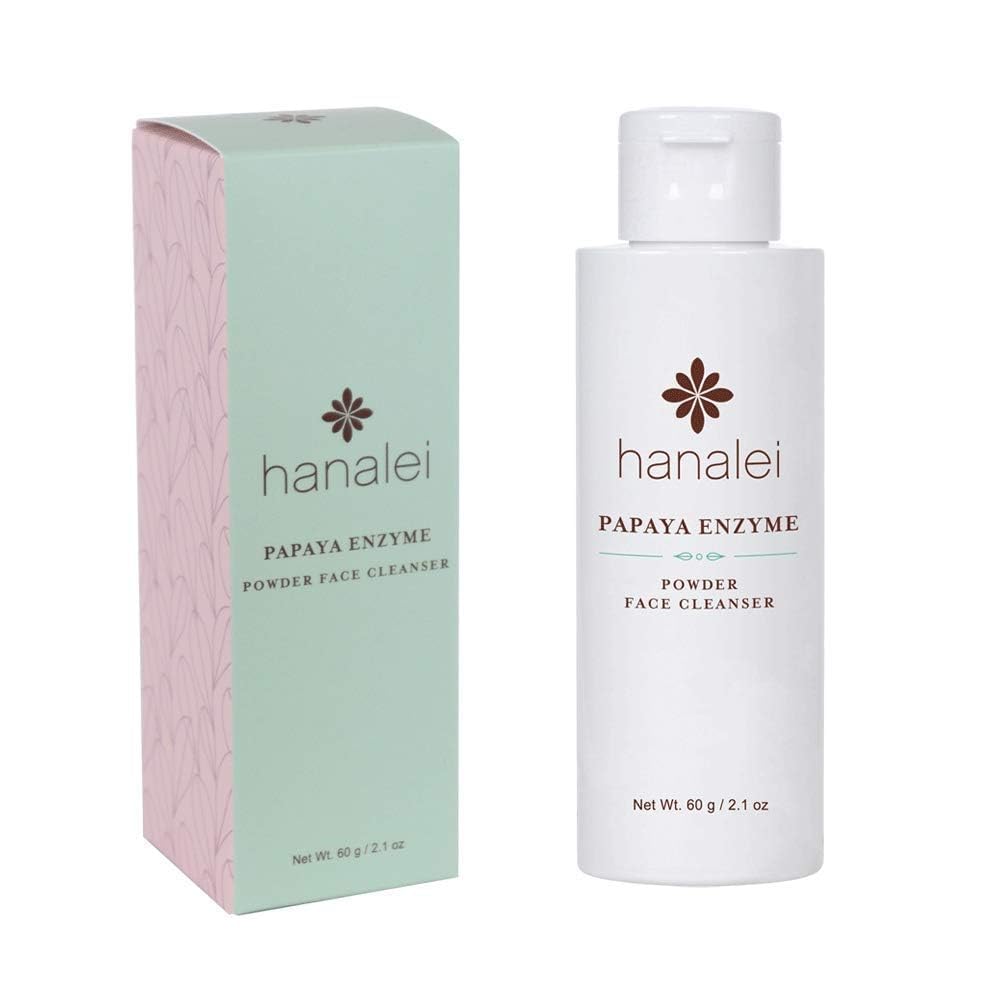 Hanalei - Papaya Powder Face Cleanser 60g and Aloe Gel 100g - Cruelty Free - (2-Pack Bundle)