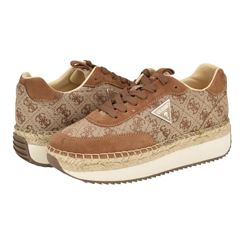 Guess Women's Stefan Sneaker, Natural 110, 10