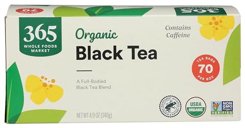 365 by Whole Foods Market, Tea Black Organic, 70 Count