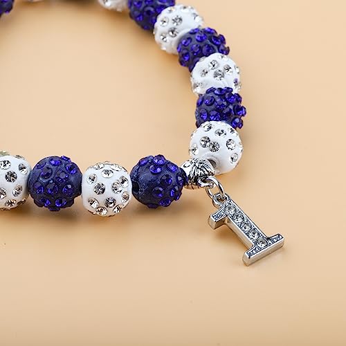 POTIY Sorority Gift Finer Women Jewelry Greek Sorority Jewelry Gift (Blue-1)