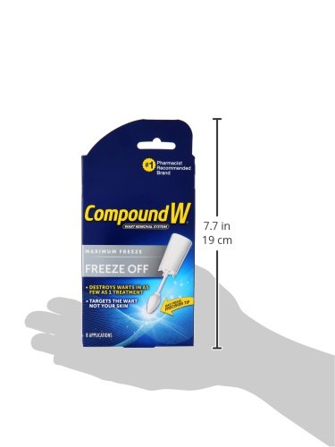 Compound W Wart Remover, Freeze Off Kit, 8 ct (Packaging May Vary)