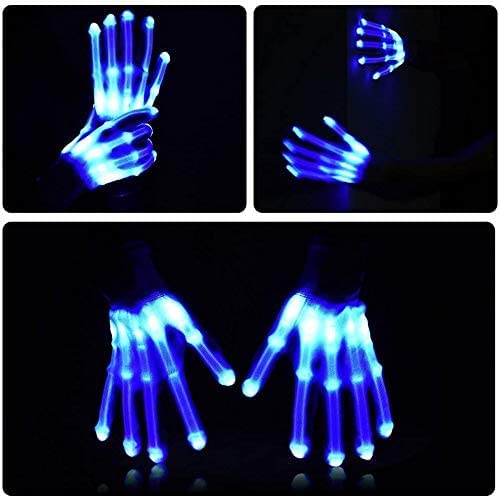 WEICHUANGXIN LED Light Up Gloves Boys Toys Age 8-14 Year Old Cool Toys for Boys Girls Gifts for Halloween Christmas Stocking Stuffers