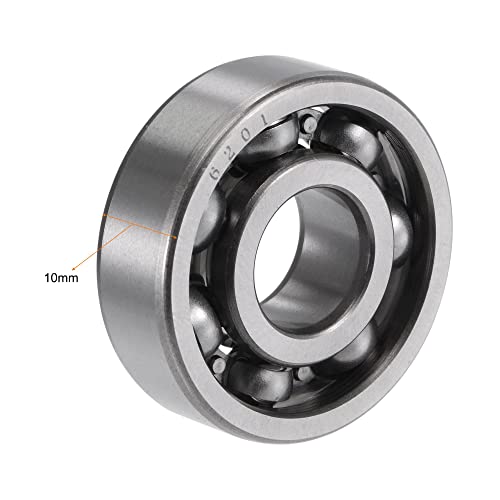 uxcell 6208 Deep Groove Ball Bearings 40mm Bore 80mm OD 18mm Thick CN Open Type Chrome Steel