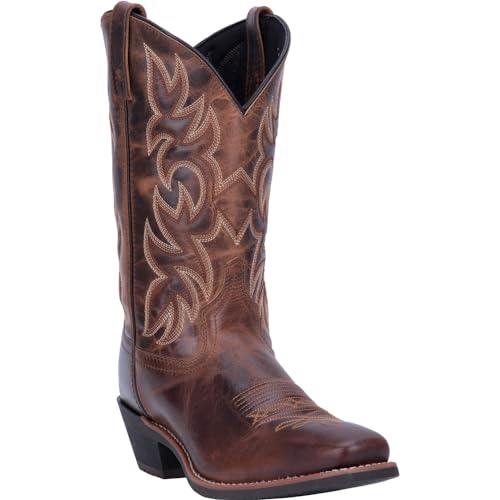 Laredo Mens Breakout Square Toe Casual Boots Mid Calf - Brown - Size 10.5 D