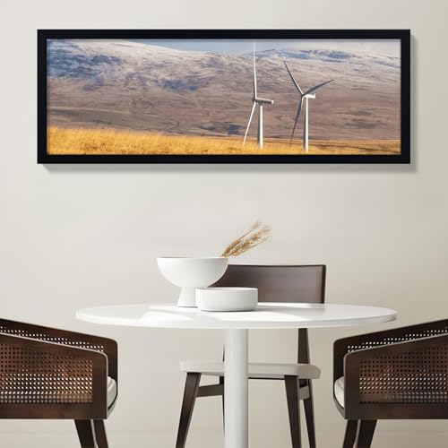 Vittanly Picture Frame, 24x36 inches, Black, Set of 3, Plexiglass, Wall Gallery Frame for Artwork, Vertical or Horizontal Display