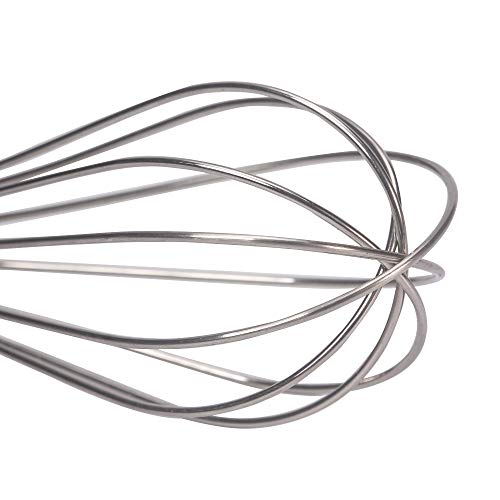 Aniso Stainless Steel Whisk (6 inches, Silver)