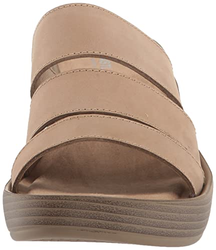 Eastland Women's June Wedge Sandal, TAN, 7