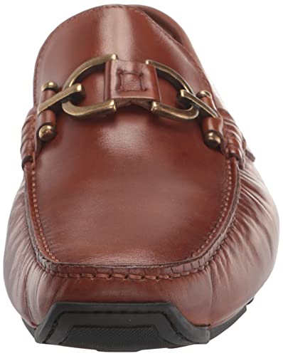 Donald Pliner Men's Dacio Driver Driving Style Loafer, Cognac-Calf Leather, 7