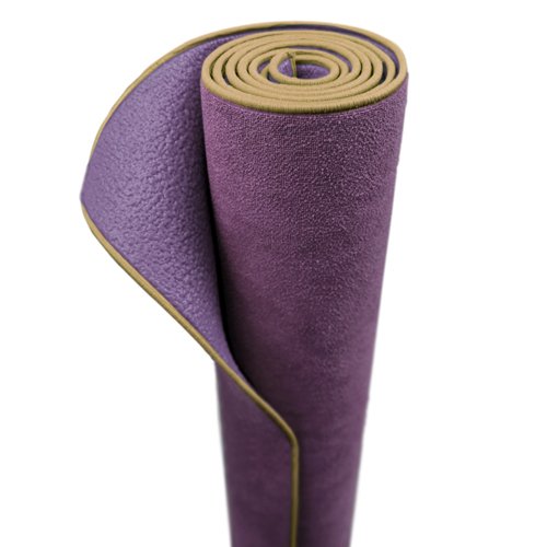 AURORAE Synergy 2in1 Hot Yoga Mat with integrated Non Slip Microfiber Towel. No Slipping No Bunching/Odor Patent Protected, Machine Washable