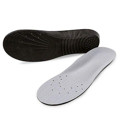 Shoe Insoles, Memory Foam Insoles, Providing Excellent Shock Absorption and Cushioning for Feet Relief, Comfortable Insoles for Men and Women for Everyday Use, S [US : 4.5-6.5] Black