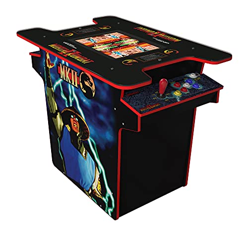 Arcade1Up Mortal Kombat Head-to-Head Arcade Machine, 2 Player Cocktail Style Cabinet for Home - 9 Classic Games