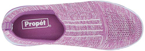 Propét Women's TravelActiv Stretch Shoe, Berry, 12 2E US