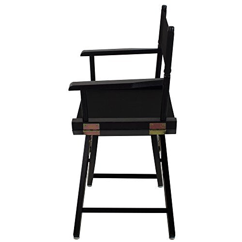 American Trails Extra-Wide Premium 18" Director's Chair Mission Oak Frame with Natural Canvas