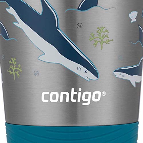 Contigo Kids 12oz Spill-Proof Tumbler Bundle with Straw & Leak-Proof Lid, Vacuum-Insulated Stainless Steel Water Bottle for Kids, Dishwasher Safe