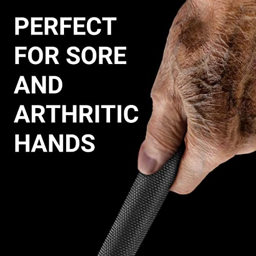 Karma Arthritic Jumbo Plus Golf Grips (9 Pack), Black +5/32" Oversized