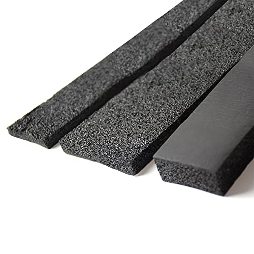 DOBTIM Pipe Insulation Foam Wrap Tape, Self Adhesive with High Resilience for Pipe Insulation Wrap 6.5 Ft x 2 Inch Wide x 1 Inch Thick