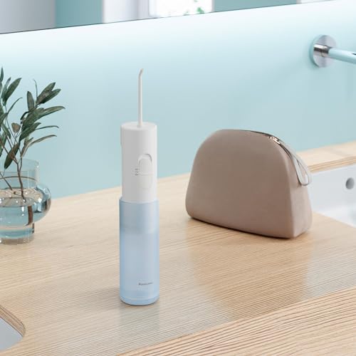 Panasonic Water Flosser for Travel, Cordless Portable Oral Irrigator with Two Water Pressure Settings, Collapsible Water Tank - EW-DJ11-A