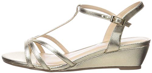 Paradox London Pink Women's Tessa Wedge Sandal, Silver, 11