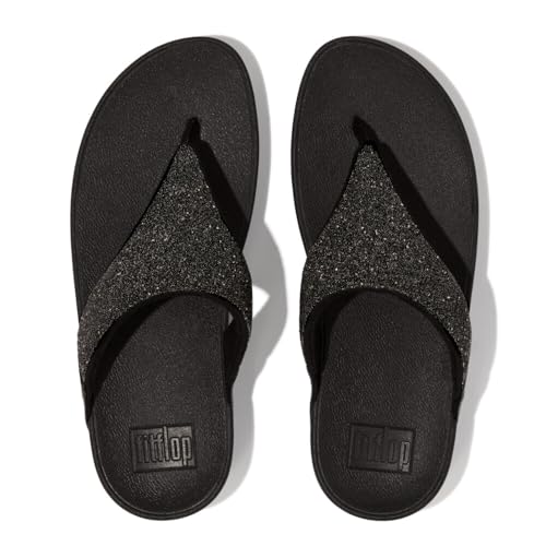 Fitflop Women's Flip Flop Sandal, All Black, 6