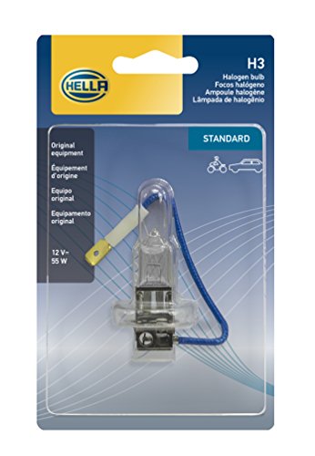 HELLA H3 YL Twin Blister Xtreme Yellow Bulb (12V 55W), 2 Pack