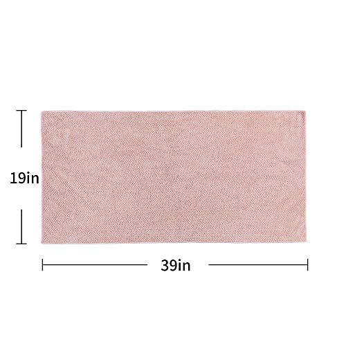 Laojbaba Microfiber Hair Towel Quick Dry Hair Towel Hair Drying Towels Suitable for All Kinds of Hair Ultra Absorbent Long and Thick Hair 24X48inch Blue (1pcs)