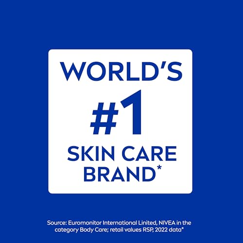 NIVEA Essentially Enriched Body Lotion for Dry Skin, 48-Hour Moisturizing Lotion with Deep Nourishing Serum and Almond Oil, 16.9 Fl Oz Pump Bottle