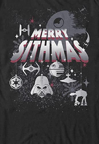 Star Wars Men's Ornament Stuff T-Shirt Black, Small