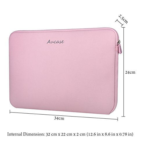 Aucase 11.6-13 inch Laptop Sleeve for MacBook Air M1 M2, MacBook Pro 13, Surface Pro, Chromebook Notebook 13, Water Repellent Neoprene Protective Case for Men and Women