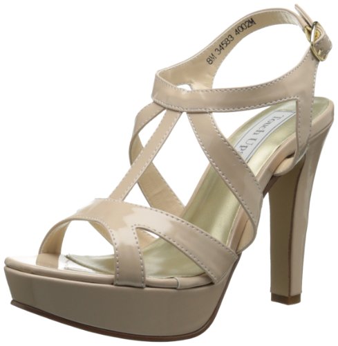 Touch Ups Women's Queenie Synthetic Platform Sandal,Nude Patent,11 M US