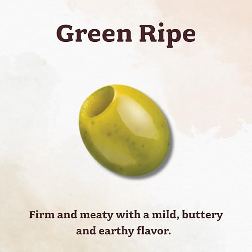 Lindsay Crafted Medium Green Ripe Pitted Olives, 6 Oz (Pack of 12), Keto Friendly, Healthy Snack, Perfect for Salads, Pastas, Charcuterie Boards