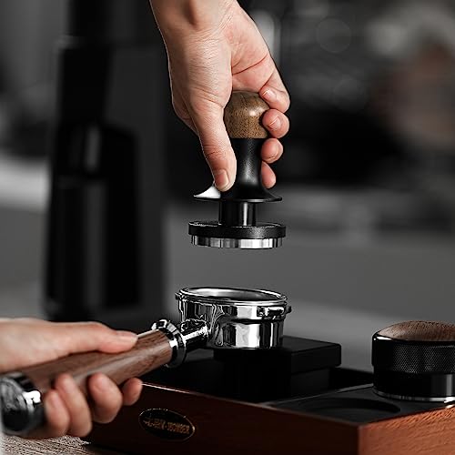 MHW-3BOMBER 51mm Espresso Coffee Tamper with Three Spring Loaded Calibrated Espresso Tamper 30lbs Espresso Hand Tamper with Sound Feedback T6174T