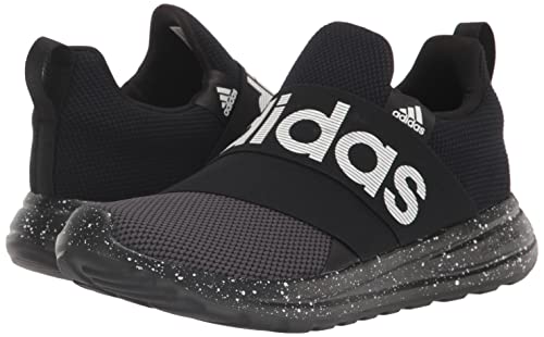 adidas Men's Lite Racer Adapt 6.0 Sneaker, Black/Bright Red/White, 10