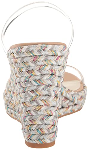 DOLCE VITA Women's Tamara Sandal, Crystal Vinyl, 8