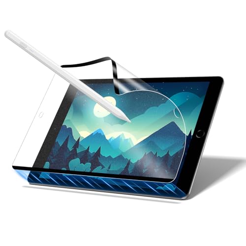 YEBOS Paper-Feel Magnetic Screen Protector for iPad 6th 5th 9.7 Inch(2018/2017), iPad Pro 9.7 2016, iPad Air 2 1, Write, Draw Like on Paper, Detachable,Reusable,Removable,Matte,Anti-Glare,Easy Install