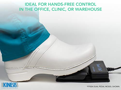 Kinesis Savant Elite2 Programmable USB Foot Switch (2 Port Control Module and Single Pedal)