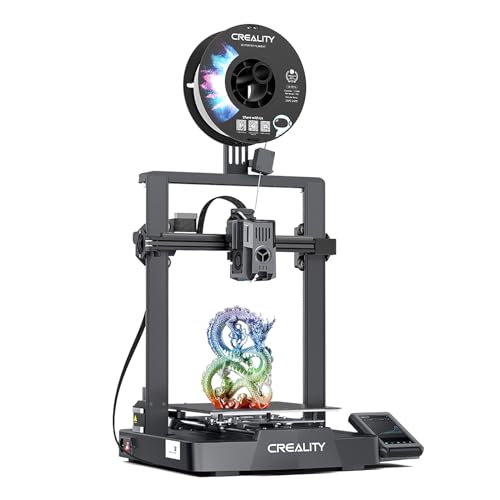 Creality Ender 3 V3 3D Printers, 600mm/s High Speed Printing Machine with Core XZ, Dual-Gear Direct Extruder, 60W 300℃ Hotend, Auto-Leveling DIY 3D Printer 8.66x8.66x9.84 inch
