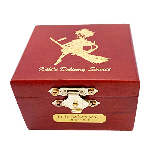 Youtang Swan Lake Music Box Carved Wood Wind Up Mechanism Musical Gift with Mirror