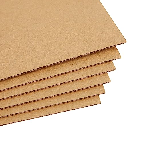 Juvale Large Corrugated Cardboard Sheets for Mailers, 11x14 Flat Packaging Inserts Pads, Shipping, Packing, Mailing, Dividers, Crafts, DIY Art Projects Supplies (2mm Thick) - 50-Pack