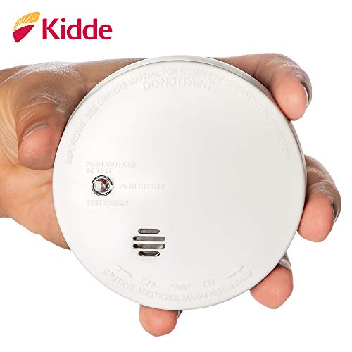 Kidde Fire Sentry Smoke Detector, 9V Battery Powered Smoke Alarm, 4 Inch Compact Design