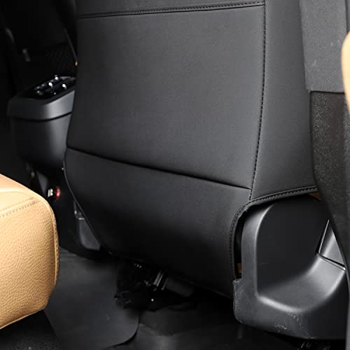 TAIKOO Seat Back Protectors Compatible with Volvo XC90 XC60 S90 S60 V90 V60，Back Seat Cover for Kids Reduce Damage to Seats Caused by Footwear Black Set of 2