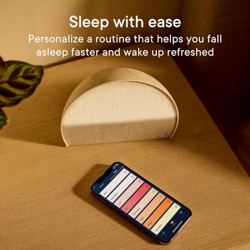 Hatch Restore 2 Sunrise Alarm Clock, Sound Machine, Smart Light (Latte) ー Your Smart Sleep Clock, White Noise, Customizable Sleep Routines for Adults, Unwind Gently, Dimmable Clock, Wake Up Energized
