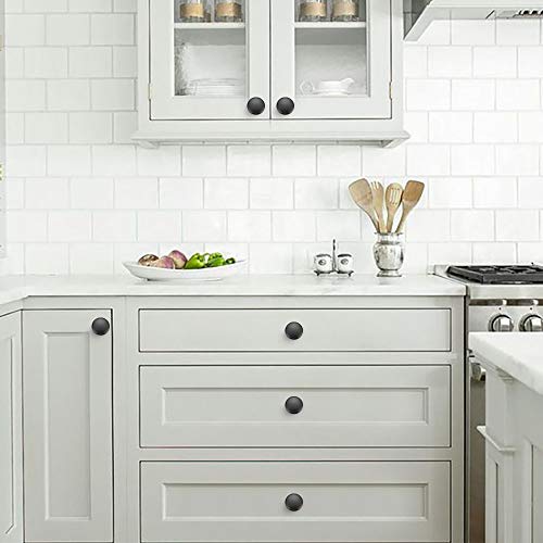Ravinte 55 Pack Kitchen Cabinet Knobs Dresser Knobs Matte Black Drawer Pulls Door Handles for Drawer Cupboard and Dresser