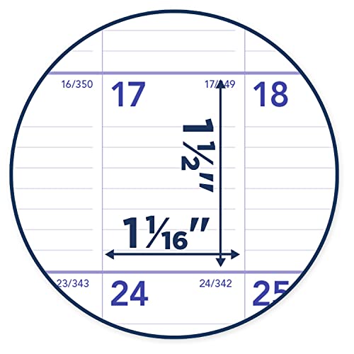 AT-A-GLANCE 2024 Wall Calendar, 8" x 11", Small, Ruled Blocks, Spiral Bound, Monthly (PM12824)